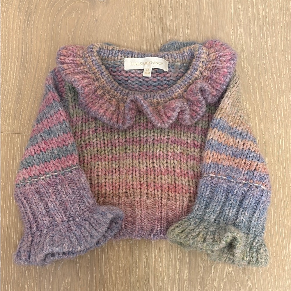 Love Shack Fancy Multicolor Sweater Toddler 18-24m